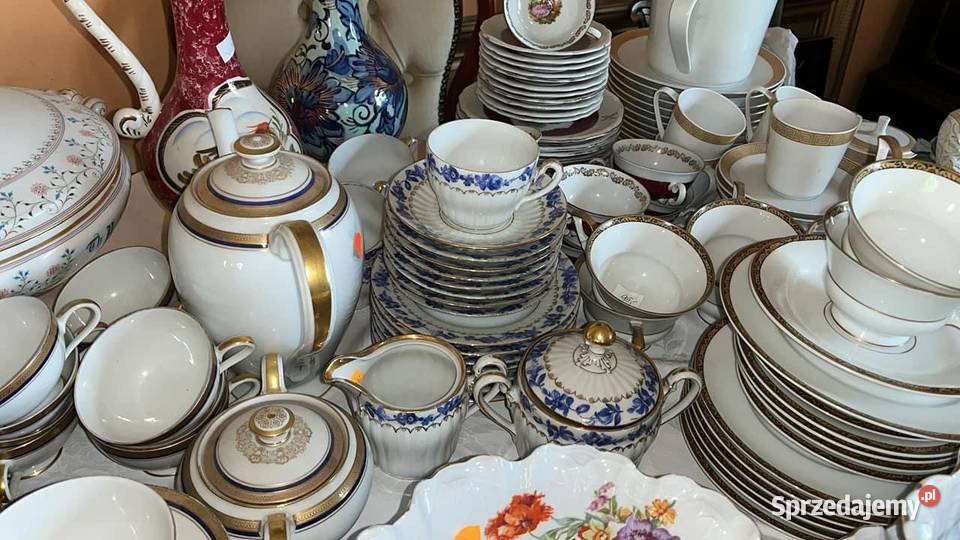 Filiżanka z talerzykiem Sygnatura Knigszelt PK Gdańsk