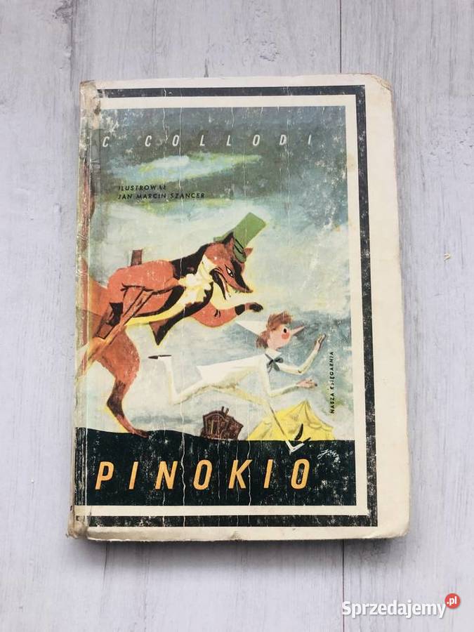 Książka Pinokio Przygody drewnianego pajaca C. Collodi 1989