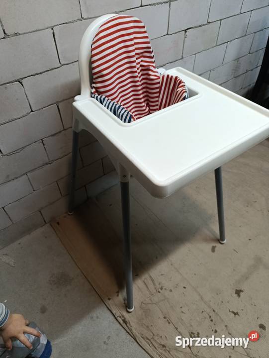 Krzesło do karmienia dzieci niemowląt białe Suwałki