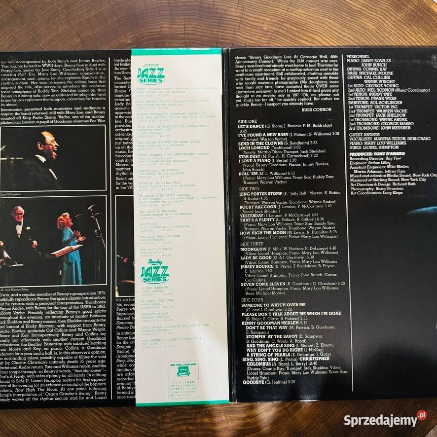 Benny Goodman Live At Carnegie Hall EXEX Japan pomorskie Gdynia
