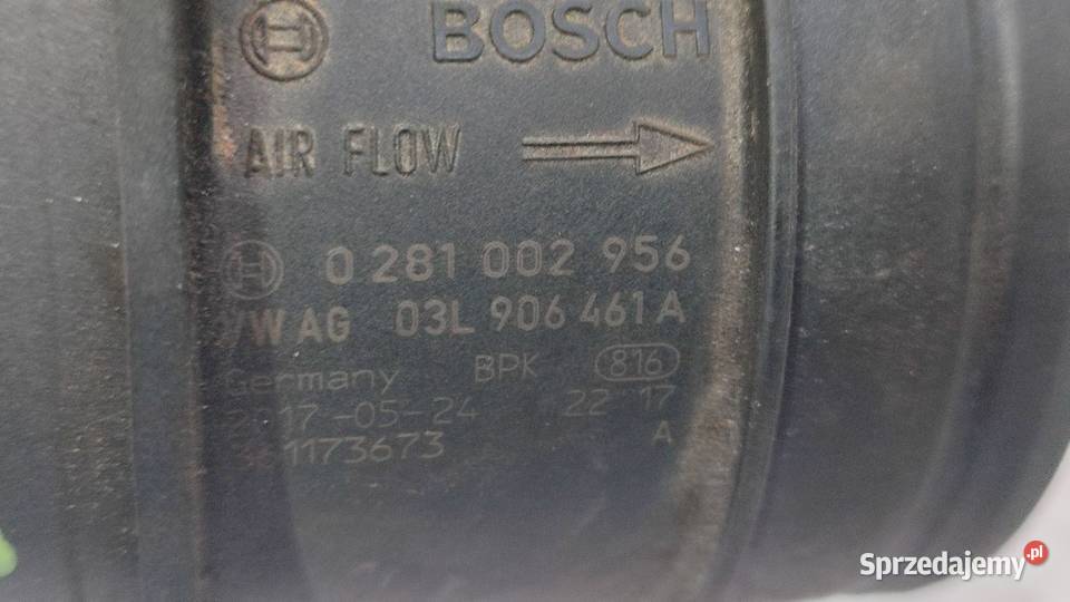 PRZEPŁYWOMIERZ POWIETRZA VW AUDI SEAT SKODA 20 osobowe Włoszczowa sprzedam