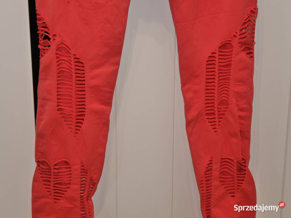 Reebok świetne legginsy ażurowe nowe 34 36 Bez wzoru Wrocław
