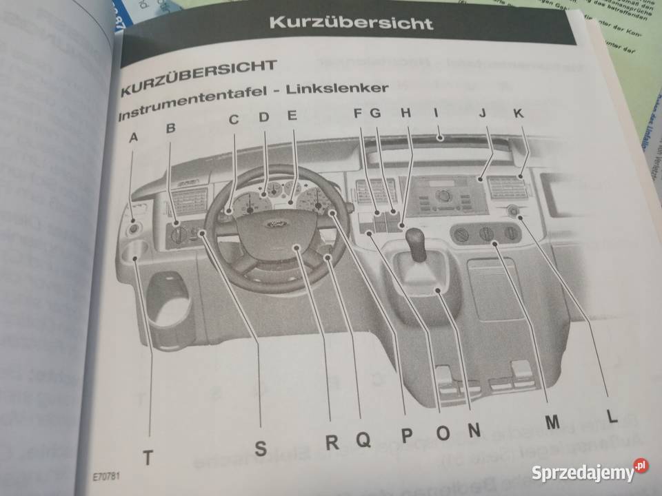FORD TRANSIT MK5 V Instrukcja książka gwar ETUI Łódź sprzedam