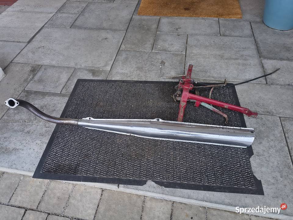 Tłumik kolanko jawa Mustang kaczka Romet ogar Pozostałe Części i akcesoria motocyklowe