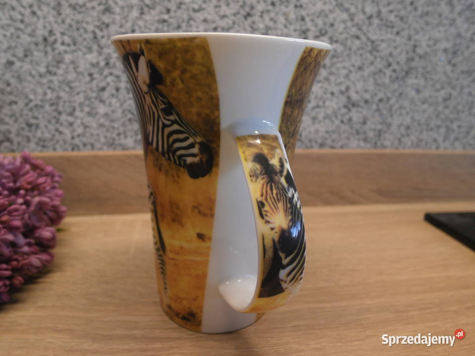 Kubek motyw zebra SENECA Porcelana i szkło Raszków