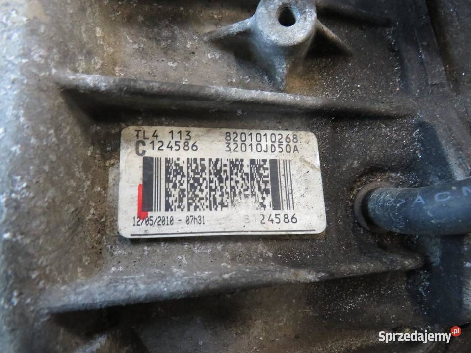 SKRZYNIA BIEGÓW QASHQAI J10 15 DCI 8201010268 osobowe Motoryzacja