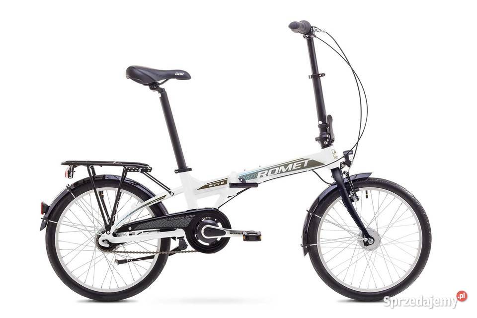 Rower składany romet biały wigry 8