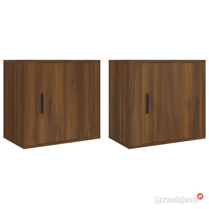 Wiszące szafki nocne 2 brązowy dąb 50x30x47 Warszawa sprzedam