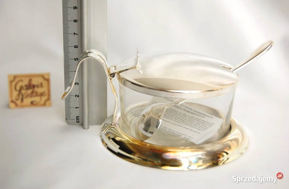 Nowe posrebrzane platerowane srebrem naczynie na Lublin