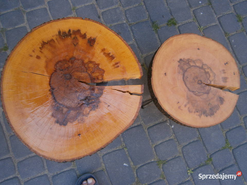 kwietnik z plastra bukowego Dekoracje i ozdoby