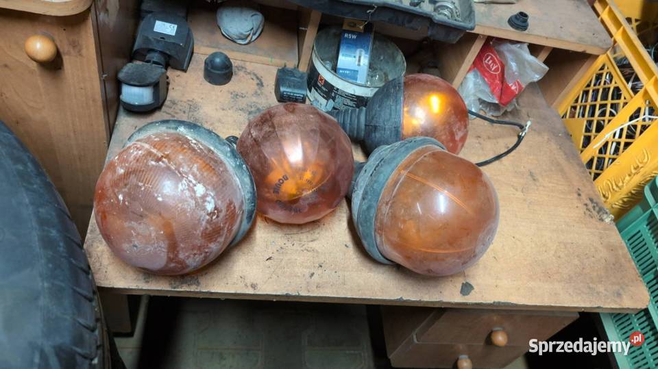 Koguty lampy ostrzegawcze komplet 4 sztuki Zamość