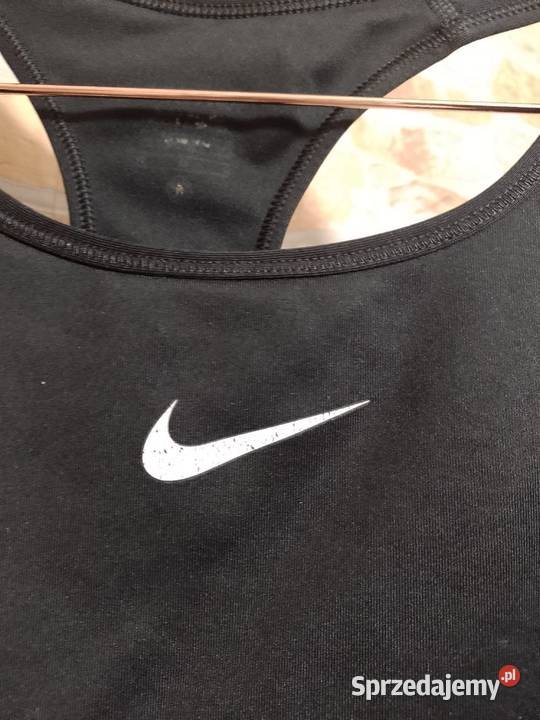 38M NIKE Czarny top fitness z Londynu bokserka Kraków