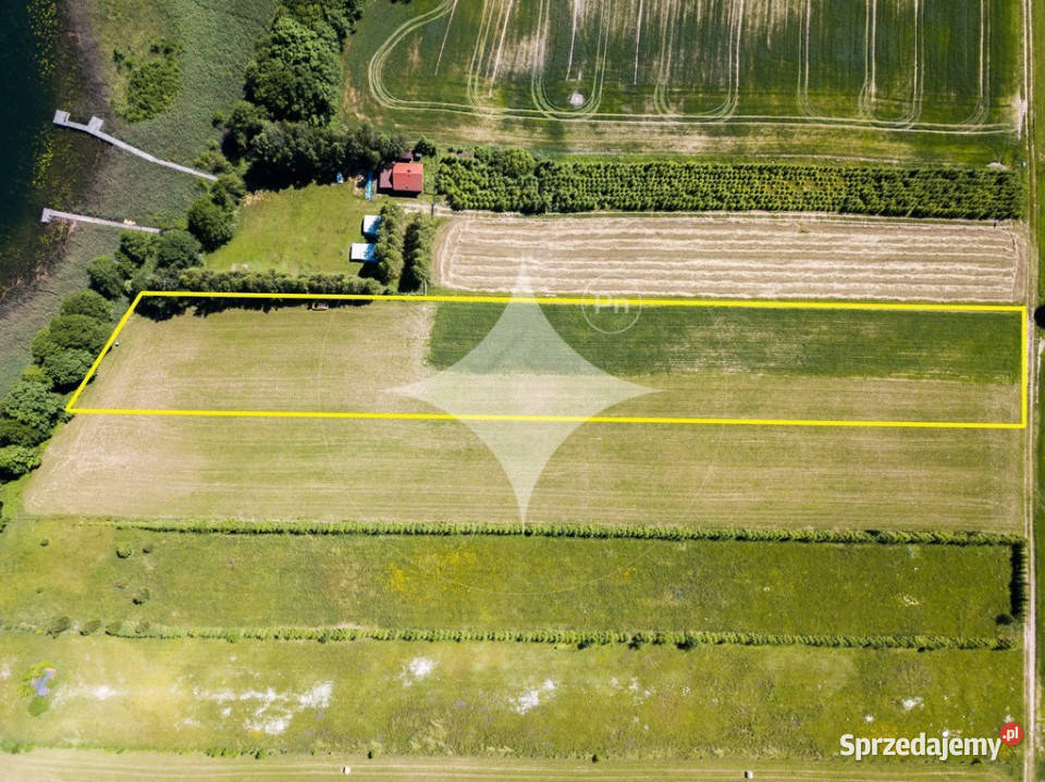 Działka rolna Jeziorem Białym Rajgrodzkim Romoty