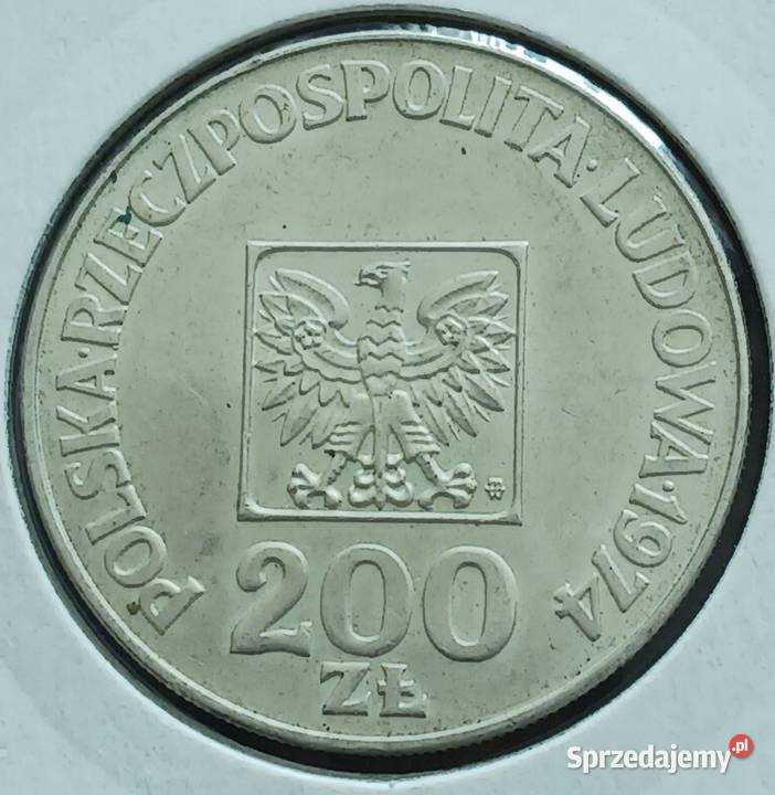 200 XXX Lat PRL 1974 r 16 mennicze Konin