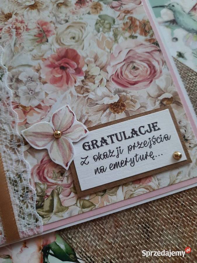 Kartka pamiątkowa Emerytura