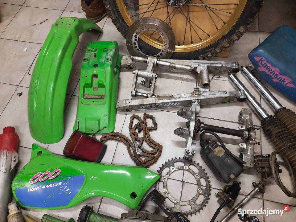 Kawasaki KLR 600 części bak owiewki lagi koło Jelenia Góra