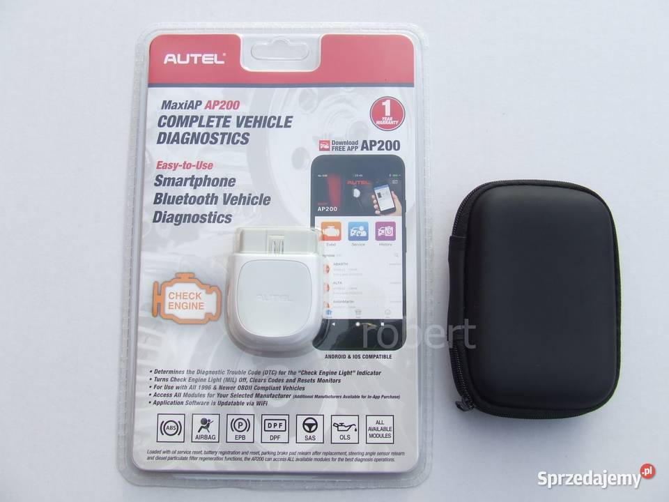 Interfejs Autel AP200 Etui Smartfon Tablet