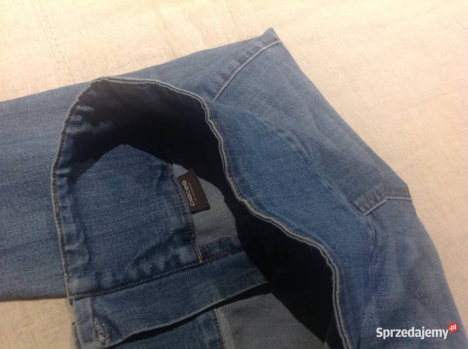Spodnie Jeans Damskie PIECES r M ZIP z tyłu Nowa Sól