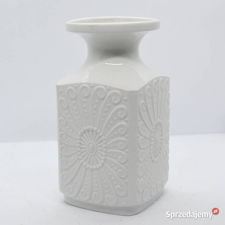 Biały wazon Kerafina Royal Porzellan Bavaria KPM Warszawa
