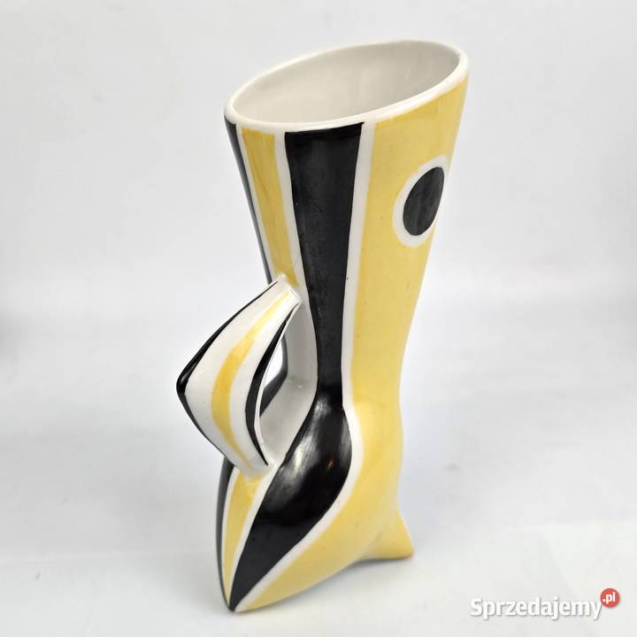 Look Wazonik kot żółto czarny JTrk Zsolnay lata Warszawa