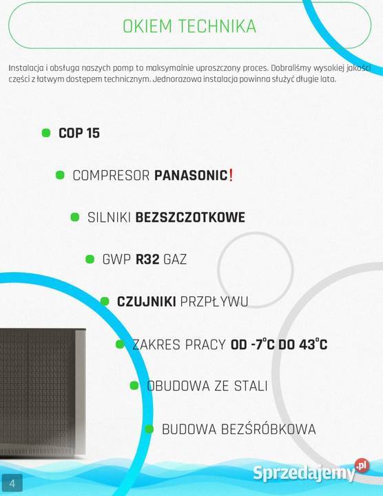 Pompa ciepła do basenu Full Inverter ProEnergy Wrocław
