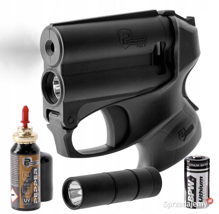 PISTOLET GAZOWY P2P PGS II KIT Z LATARKĄ sprzedam