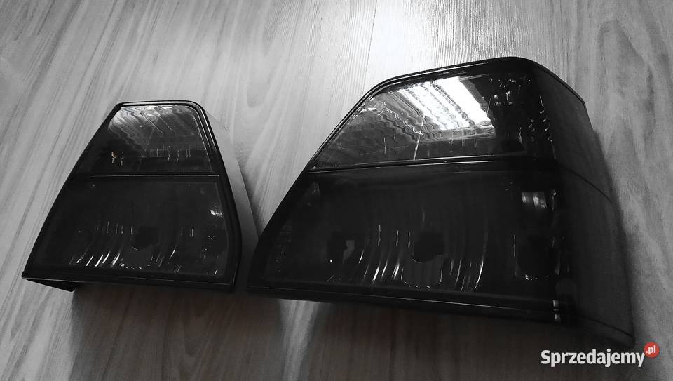 Lampy tył Golf 2 Czarne Clear Mk ll Hella Black Zator