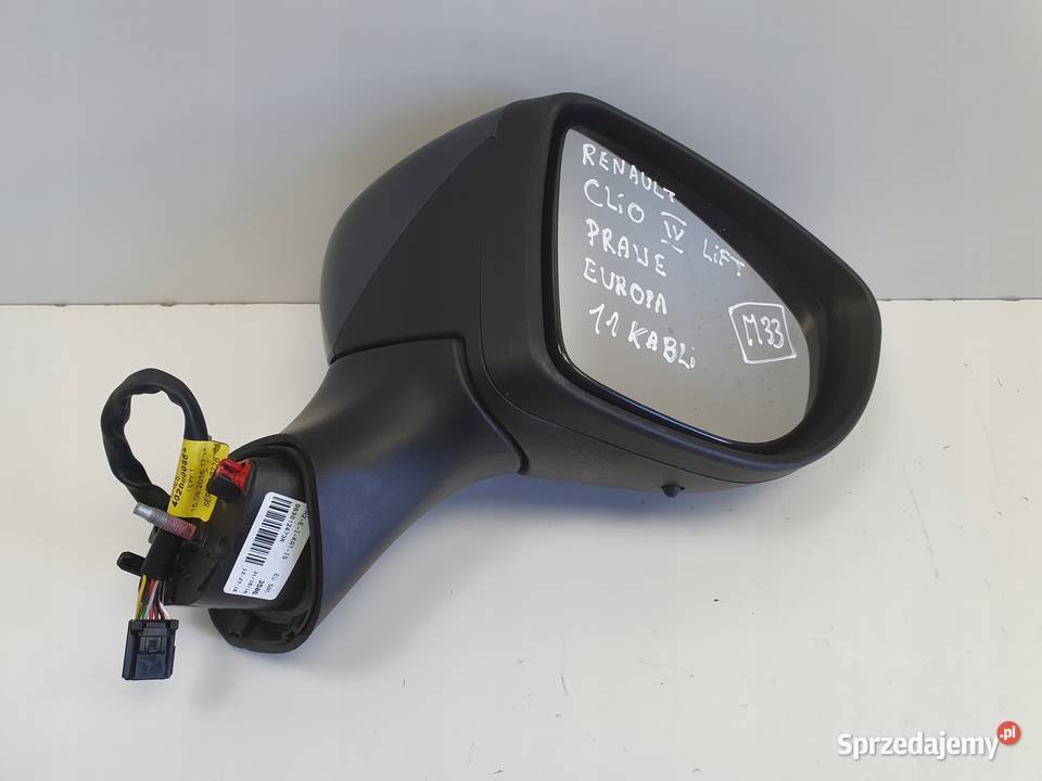 LUSTERKO Renault Clio IV 1220r PRAWE PASAŻERA osobowe Lusterka zewnętrzne Rudka sprzedam