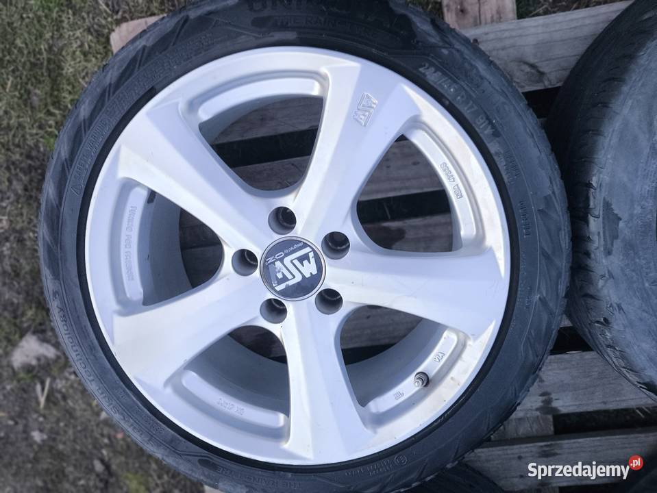 Koła alufelgi MSW OZ 5x112 17 8J ET 26 opony Lutoryż