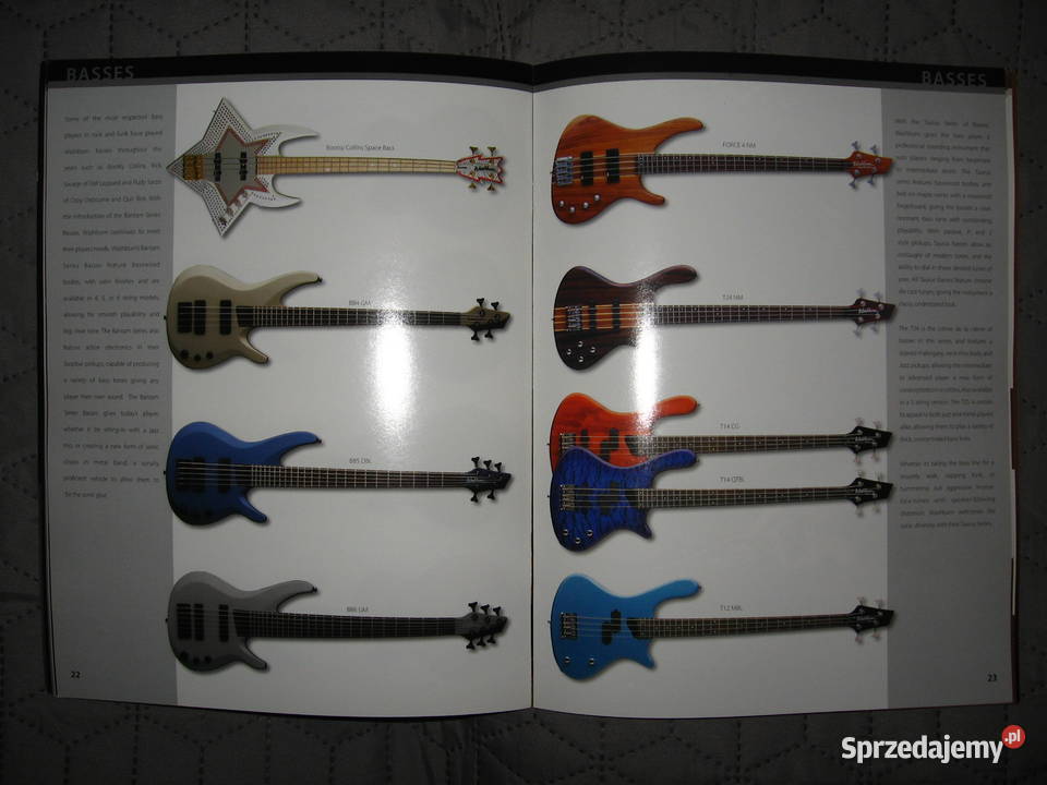 Washburn Guitars catalog 2006 katalog gitar pomorskie Kępice