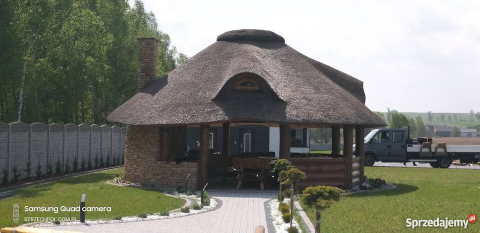 Altana trzciną strzecha domki dachy sprzedam