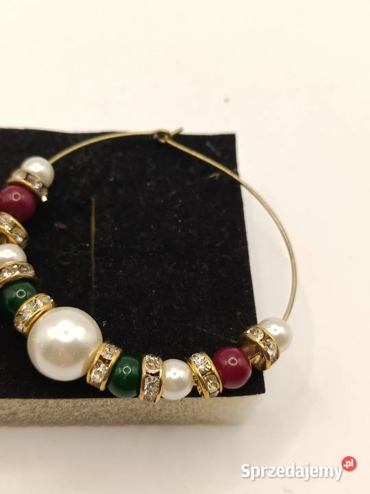 BIŻUTERIA KOLCZYKI DELIKATNE BŁYSZCZĄCE KOŁA Z Zamość