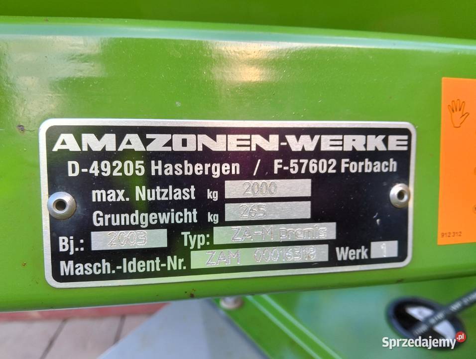 Amazone zam novis Rozsiewacze nawozów Tuszów sprzedam