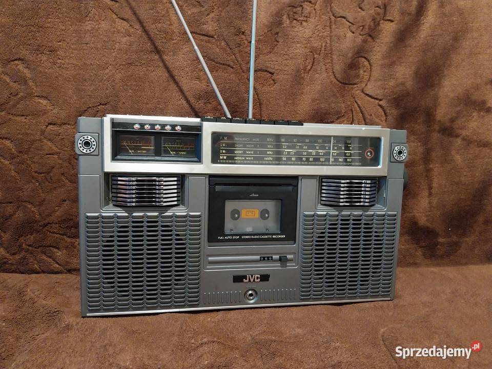 Radiomagnetofon boombox JVC śliczny
