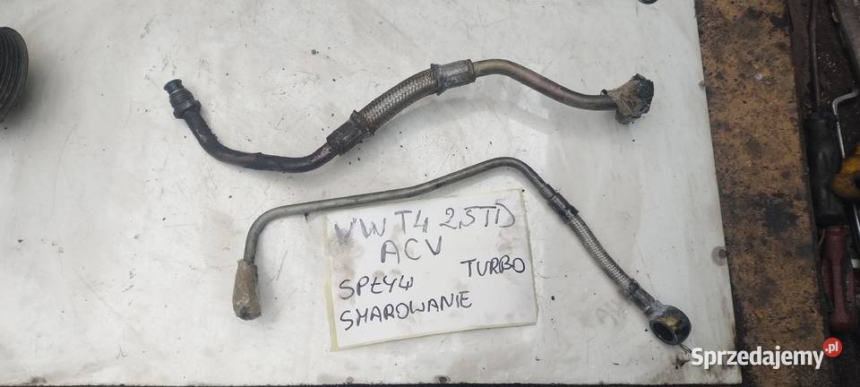 VW T4 Transporter 25tdi spływ turbiny smarowanie Smarowanie silnika sprzedam