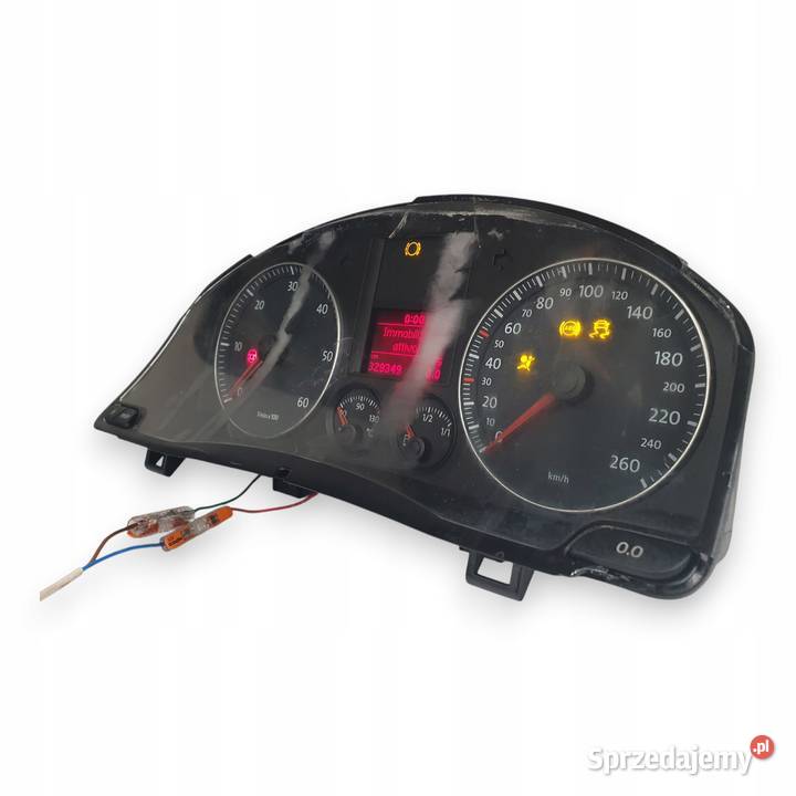 LICZNIK ZEGARY 110080346005 VW Golf V 19 TDI osobowe Wyposażenie wnętrza Chełm