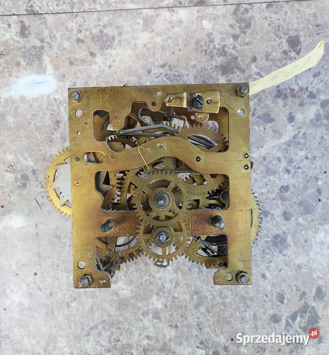 657 Mechanizm starego zegara ściennego Junghans Antyki, Sztuka, Kolekcje Tczew