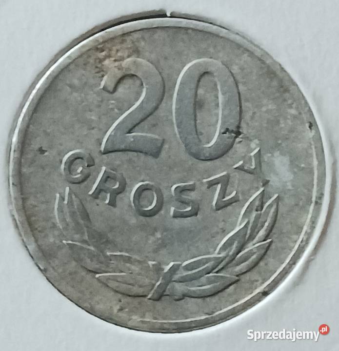 20 Groszy 1957 r Szeroka data rzadkość