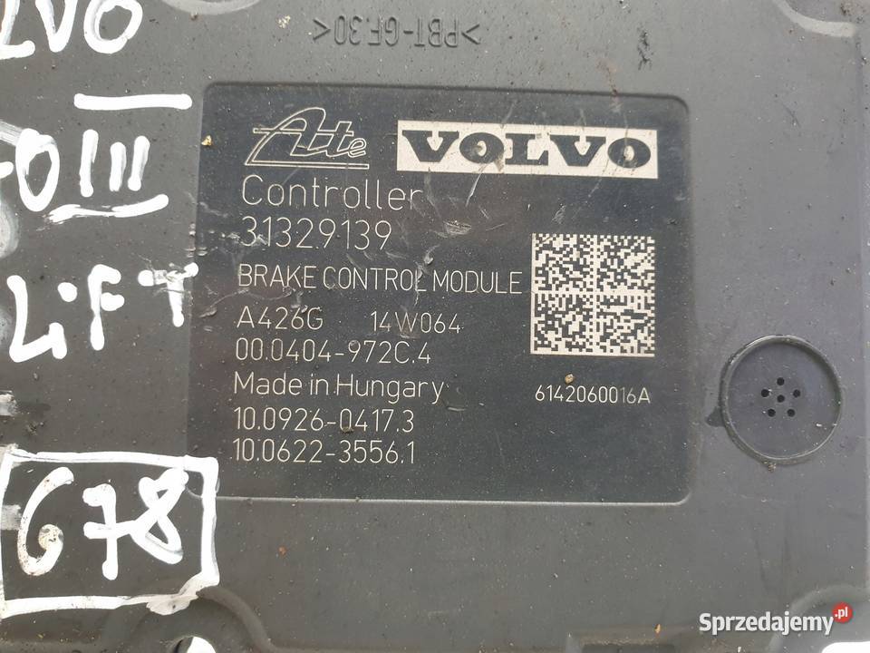 Volvo V70 III lift POMPA ABS Sterownik 31329139 lubelskie