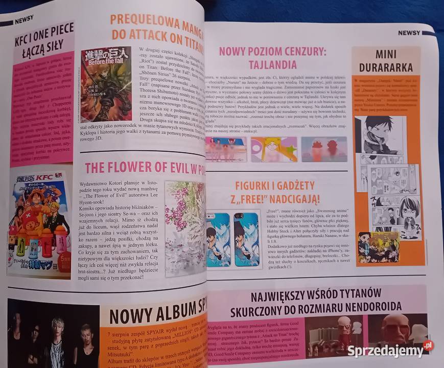 Magazyn Otaku numery 123 i 4 2013 Brak dodatków sprzedam