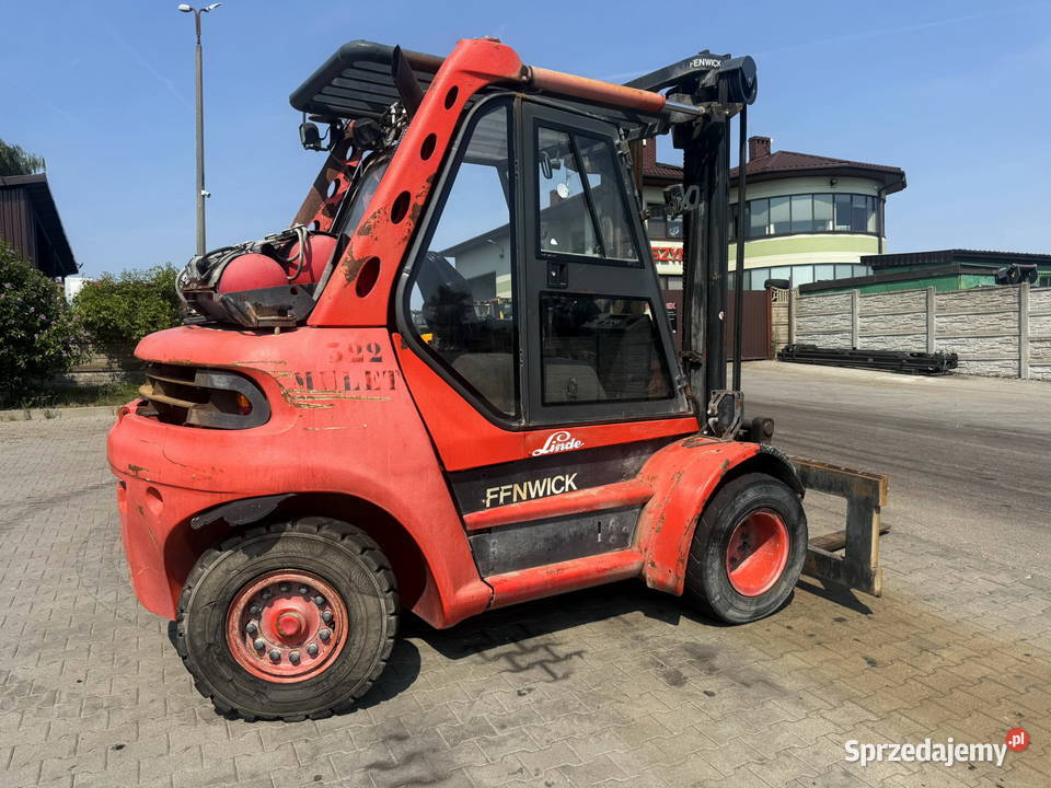 wózek widłowy LINDE H60T03 LPG udźwig 6000 410m
