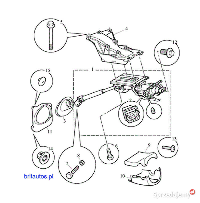 OSŁONA KOLUMNY KIEROWNICY STEERING COLUMN COWL sprzedam
