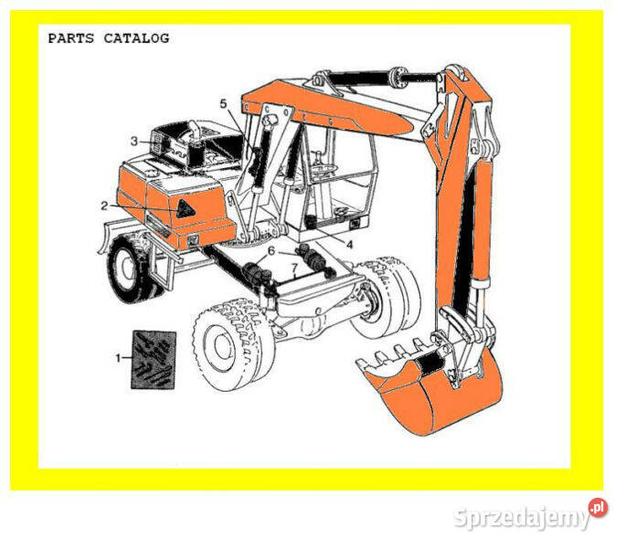 ATLAS 1604 KATALOG CZĘŚCI wysyłka Kielce sprzedam