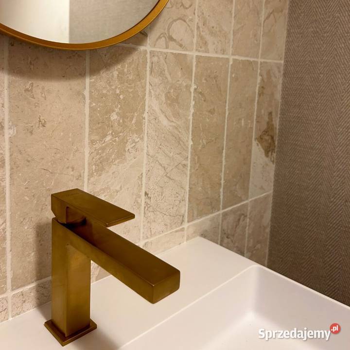 Cegiełki Marmurowe Queen Beige Bębnowane 15x75x1 Gdynia