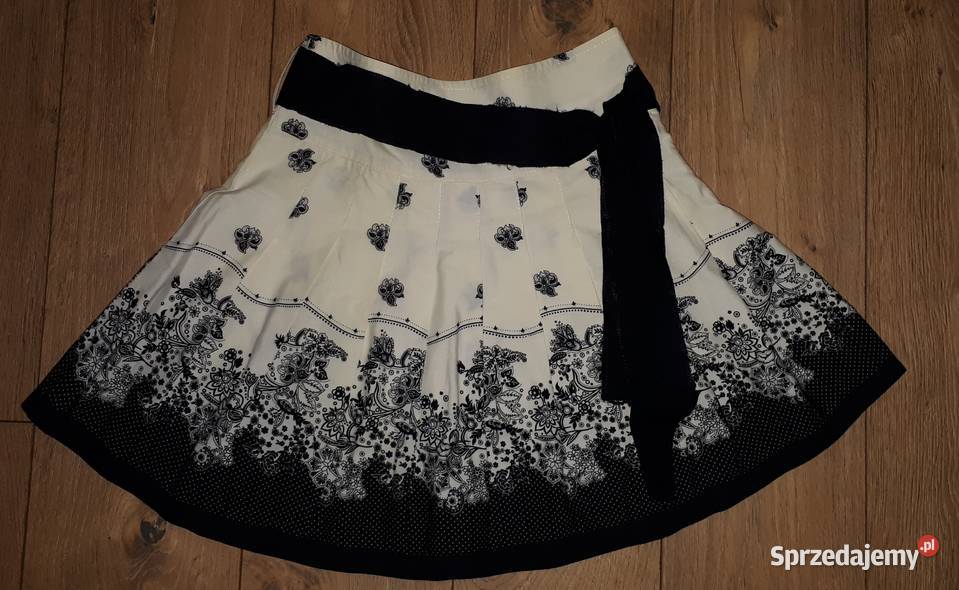 Spódnica kremowa czarna 36 Warszawa sprzedam