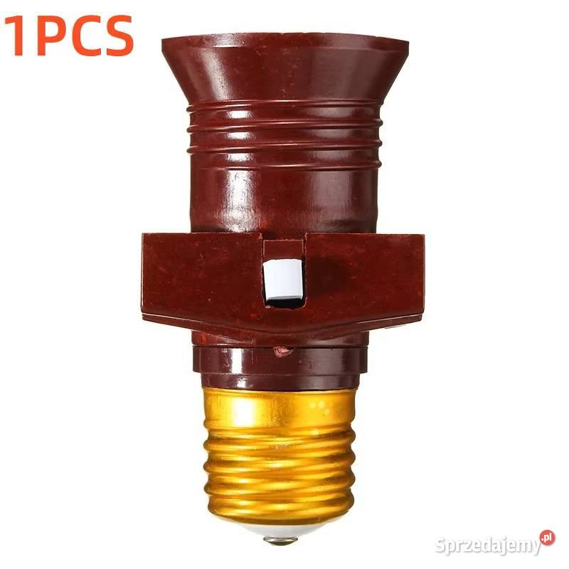 Przejściówka E27 z przełącznikiem konwerter Rzeszów