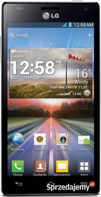 LG Swift P880 Optimus 4X HD Komplet Czarny Kraków sprzedam
