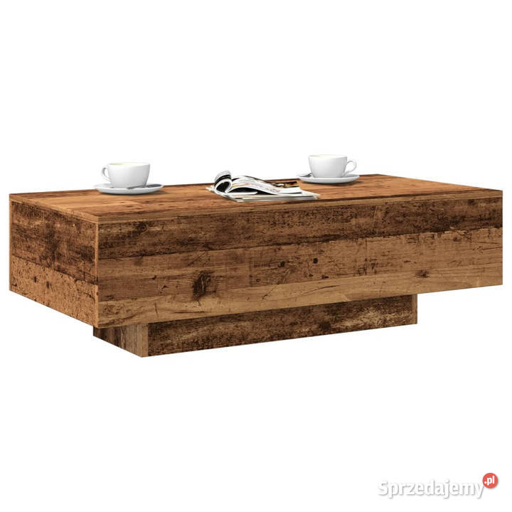 Stolik kawowy stare drewno 100x495x31 WM856404 Warszawa