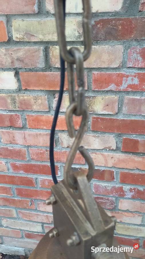 Żyrandol Industrialny loft Metalowy czarny Lampa zachodniopomorskie Gawroniec