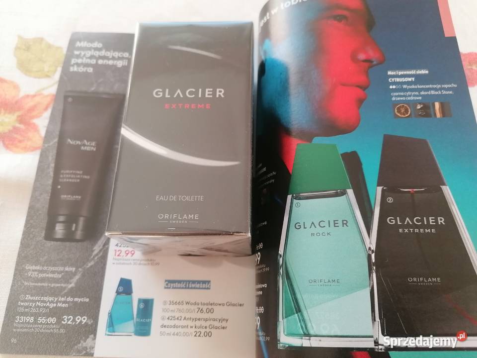 Męska woda toaletowa Glacier Extreme Oriflame Łódź